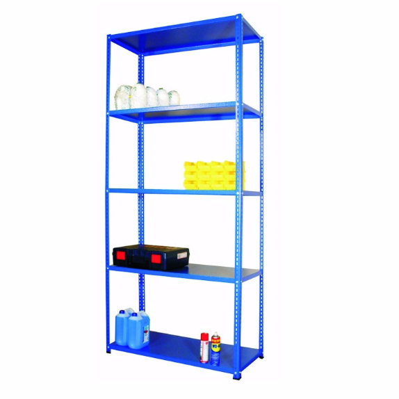 Regał magazynowy 2500x950x300 -   5 półkowy lekki R-1-05-02