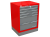 Wytrzymała metalowa szafka narzędziowa w kolorze czerwonym T-17 z 6 szufladami – wyposażona w trwałe prowadnice do dużych obciążeń