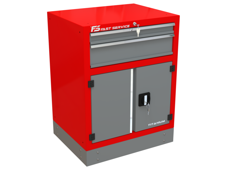 Szafka warsztatowa z 2 szufladami i drzwiami – T-31