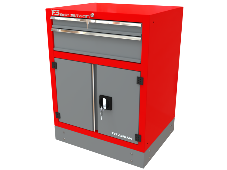 Szafka warsztatowa z 2 szufladami i drzwiami – T-31