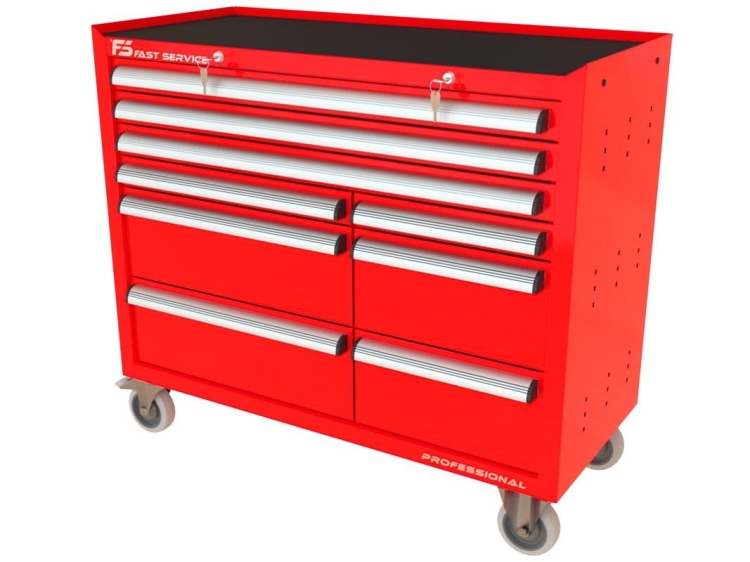 Wózek warsztatowy TRUCK z 9 szufladami PT-275-75