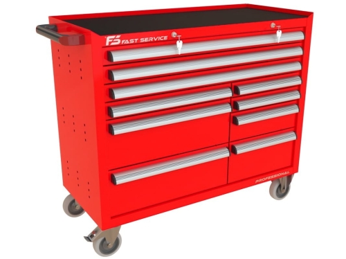 Wózek warsztatowy TRUCK z 10 szufladami PT-275-76