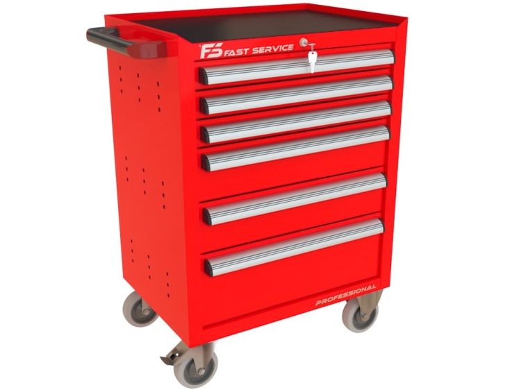 Wózek narzędziowy z 6 szufladami P-220