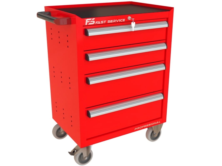 Wózek narzędziowy z 4 szufladami P-223
