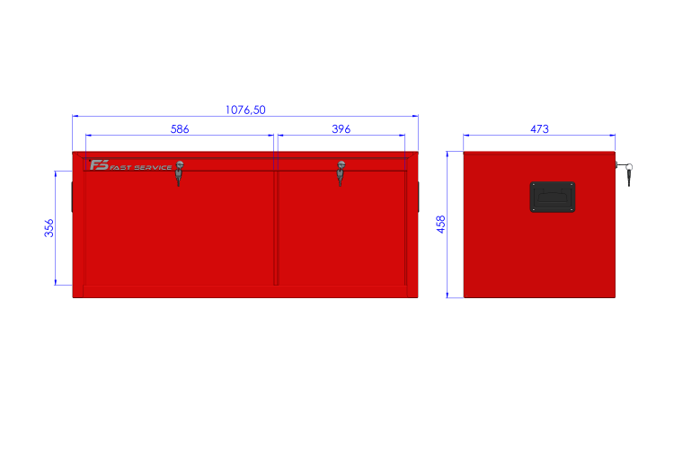 Nadstawka wózka TRUCK z 6 szufladami PNT-152-52
