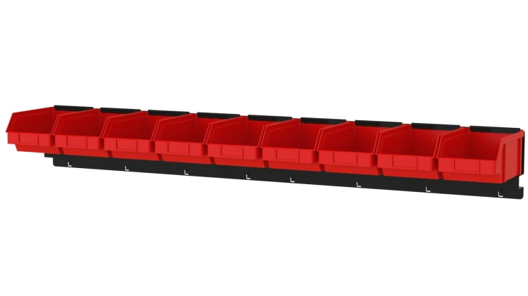 Listwa na 9 pojemników P2  ZW-P2-9