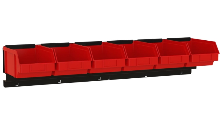 Listwa na 6 pojemników P2  ZW-P2-6
