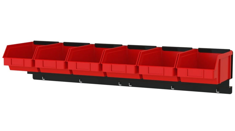 Listwa na 6 pojemników P2  ZW-P2-6