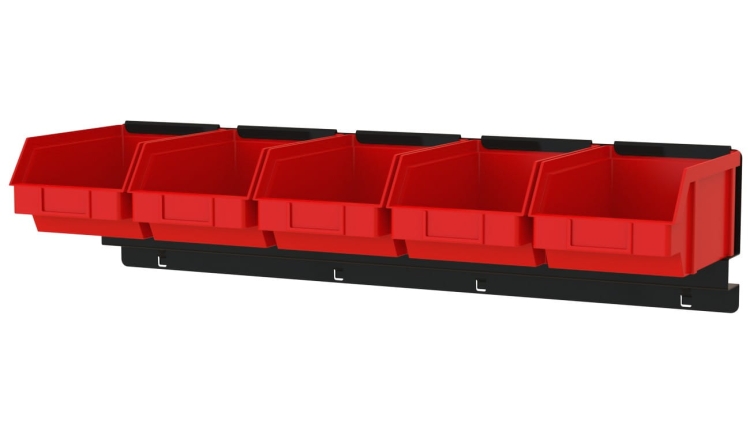 Listwa na 5 pojemników P2  ZW-P2-5