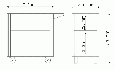 Wózek narzędziowy N-2-01-02