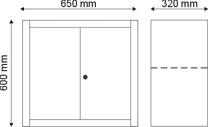 Szafka ścienna S-4-01-00