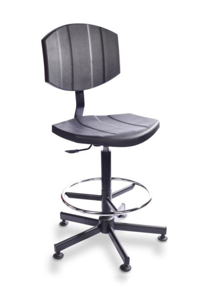 Krzesło warsztatowe Pur Active H+ RING RKW-21